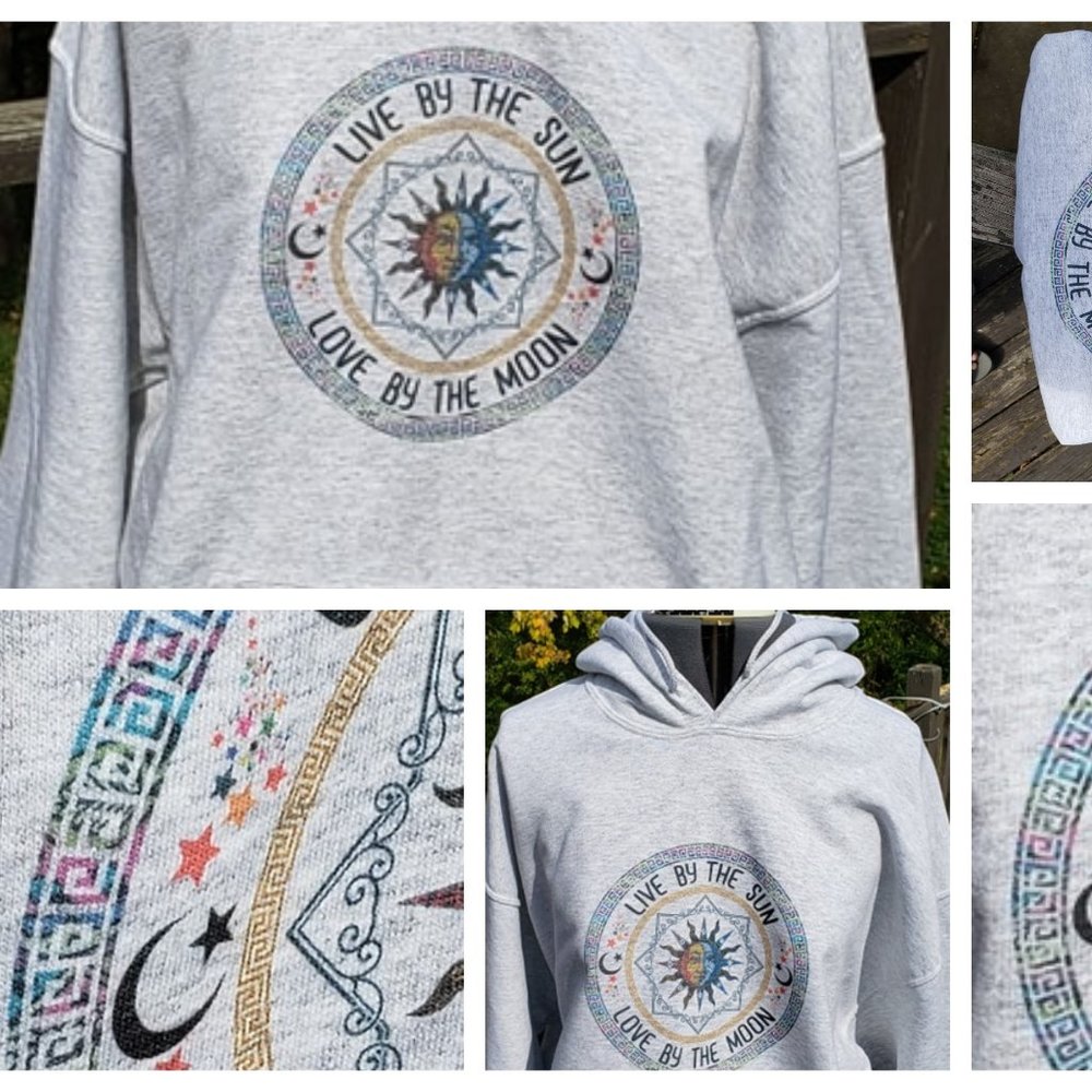 Live by the Sun Love by the Moon Hooded Sweatshirt